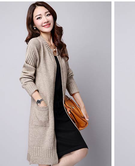 秋裝新風(fēng)尚 長(zhǎng)款毛衣外套，優(yōu)雅與保暖的完美結(jié)合